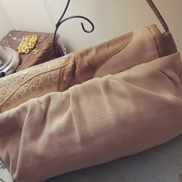 Vintage Large Shoulder Bag / Giant Clutch - Picture 4 of 7